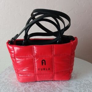 NWOT Furla Quilted Tote Bag